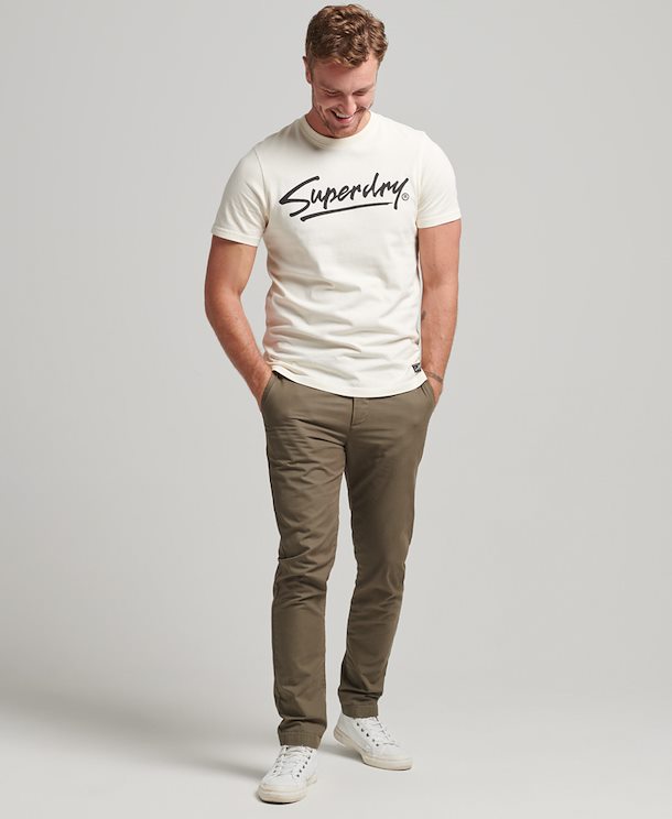 Vliegveld ~ kant Ecologie Superdry 18C Oatmeal T-shirt - Koop hier 18C Oatmeal T-shirt uit maat S-2XL