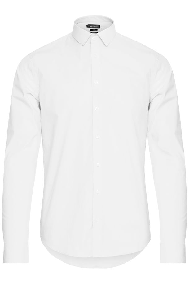 Casual Friday Long sleeved shirt Bright white – Shop Bright white Long ...