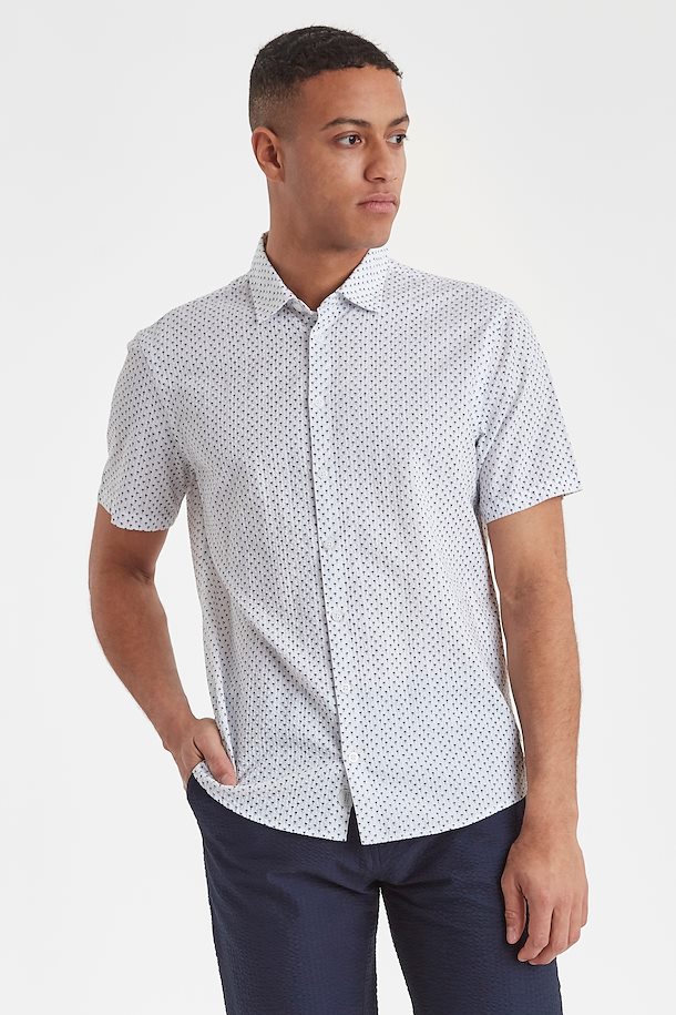 Casual Friday Shirt with short sleev Bright white – Shop Bright white ...
