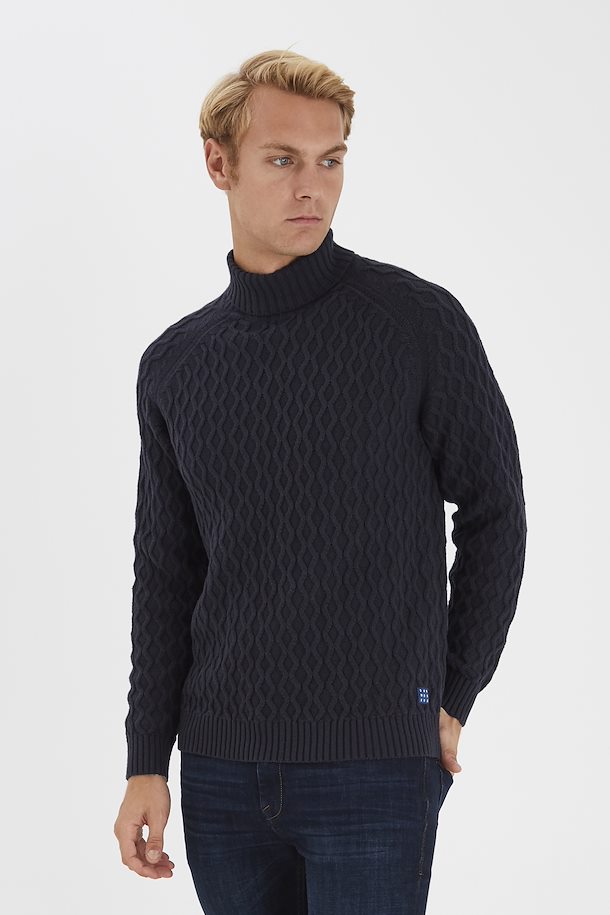 Blend He Knitted pullover Dark Navy – Shop Dark Navy Knitted pullover ...