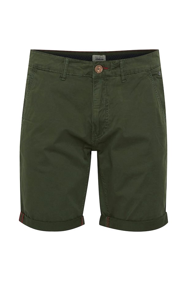 forest green sweat shorts