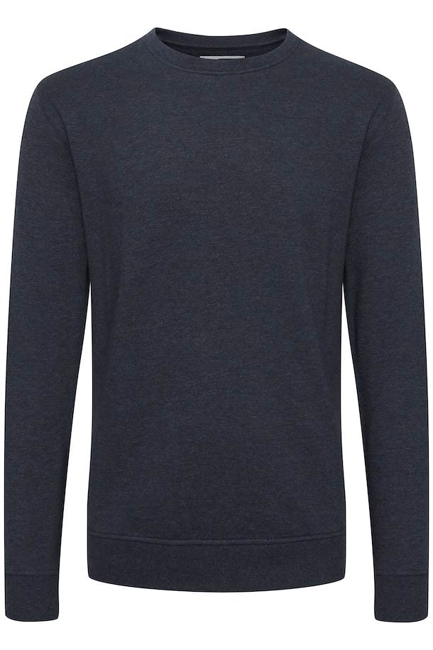 Solid Sweatshirt NAVY MELANGE – Shop NAVY MELANGE Sweatshirt from size ...