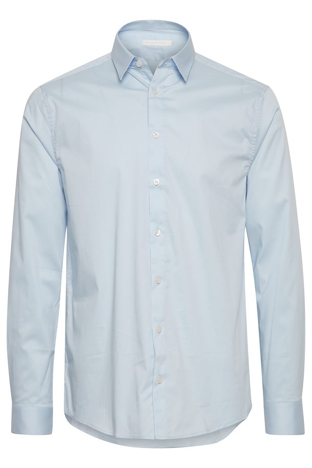 Tidligere Børnecenter regulere Tailored & Originals Langærmet skjorte SKY BLUE – Køb SKY BLUE Langærmet  skjorte fra str. S-XXL